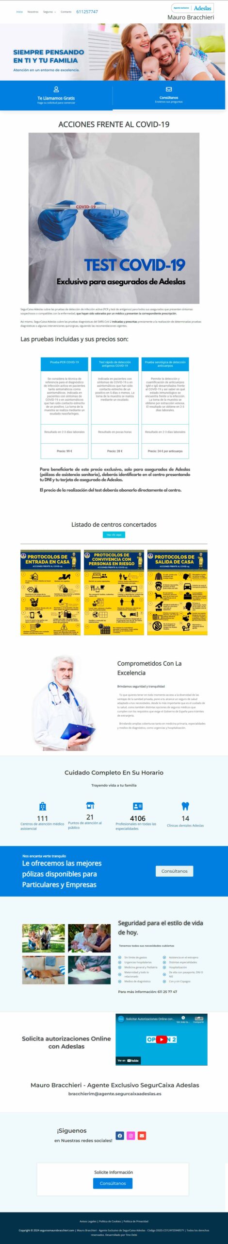 Diseño y desarrollo web_ TDL Conexion_ Web de Polizas de seguro