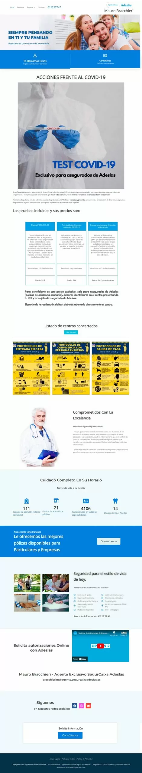 Diseño y desarrollo web_ TDL Conexion_ Web de Polizas de seguro